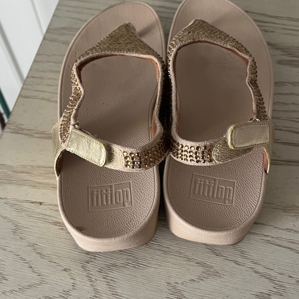 Fitflop gold crystal sandals - Picture 4 of 5